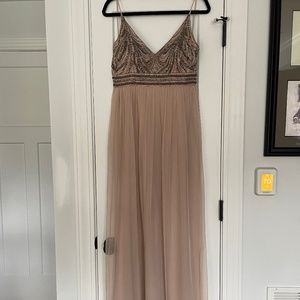 Anthropologie BHLDN Vilette Dress - Blush - Size 6